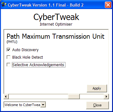 CyberTweak Main Window